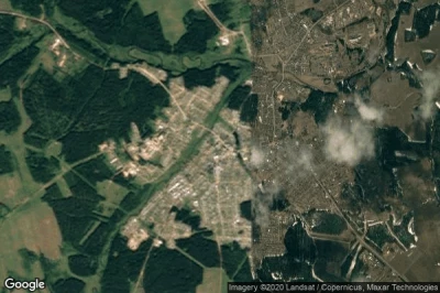 Vue aérienne de Darovskoy