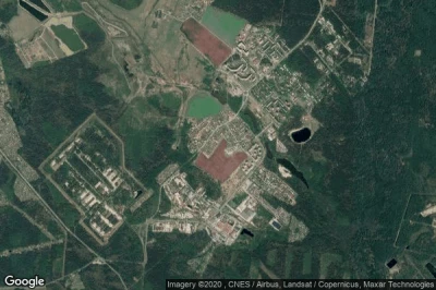 Vue aérienne de Chernogolovka
