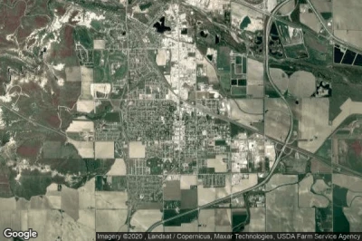 Vue aérienne de Gering