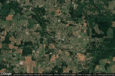 Vue aérienne de Beaver Creek