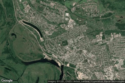 Vue aérienne de Borisovka