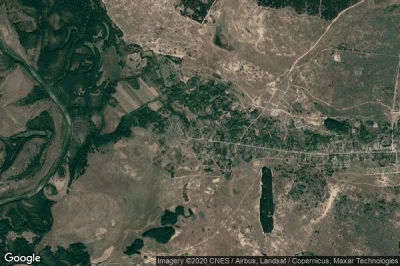 Vue aérienne de Bezymyanka