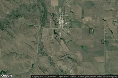 Vue aérienne de Mellette County