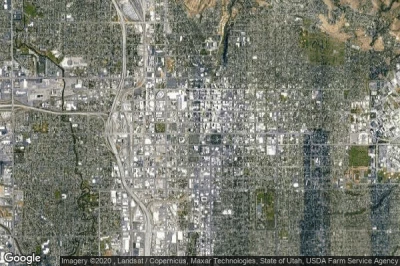 Vue aérienne de Salt Lake City