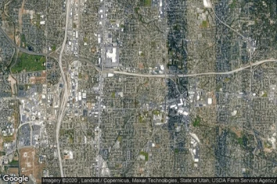 Vue aérienne de Salt Lake County