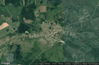 Vue aérienne de Baryatino