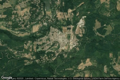 Vue aérienne de Eatonville