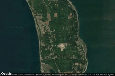 Vue aérienne de Island County