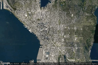 Vue aérienne de Seattle