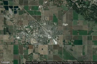 Vue aérienne de Toppenish