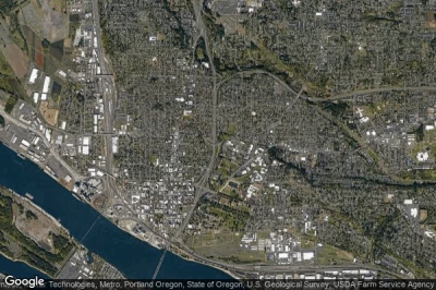 Vue aérienne de Vancouver