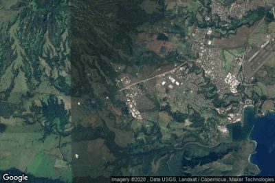 Vue aérienne de Puhi