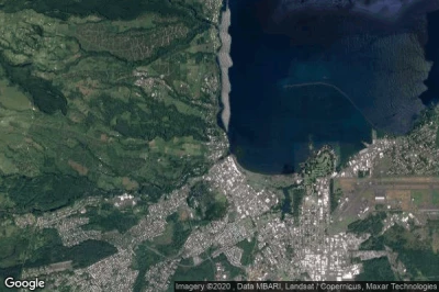 Vue aérienne de Hilo