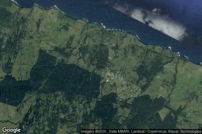 Vue aérienne de Honokaa