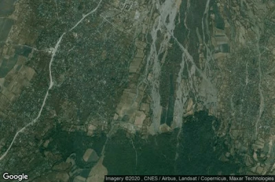 Vue aérienne de Qabala Rayon