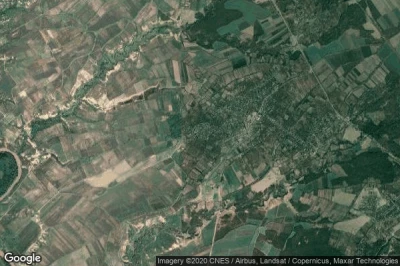 Vue aérienne de Qakh Rayon