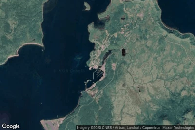 Vue aérienne de Sand Point