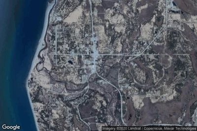 Vue aérienne de Anchor Point