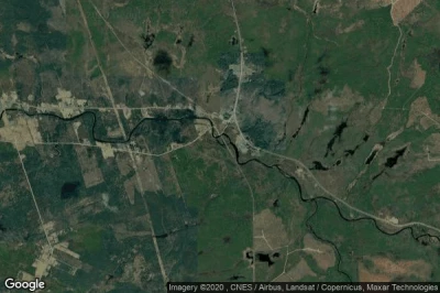 Vue aérienne de Barnaby River
