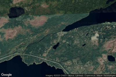 Vue aérienne de Benton