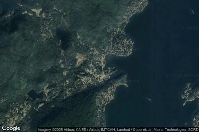 Vue aérienne de Bowen Island