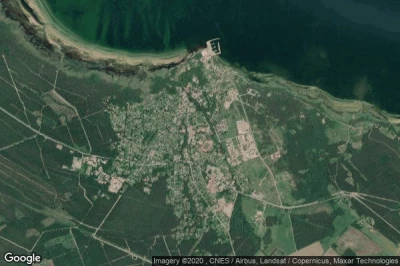 Vue aérienne de Kardla