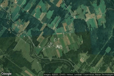 Vue aérienne de Chesterville
