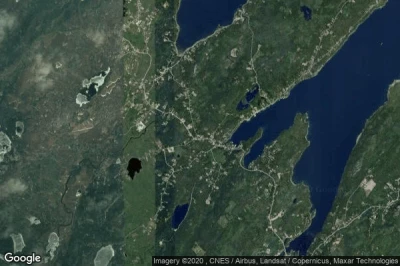 Vue aérienne de Conception Harbour