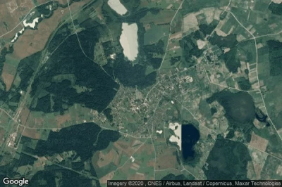 Vue aérienne de Tytuvėnai