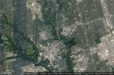 Vue aérienne de Don Mills
