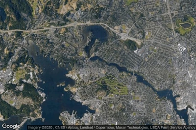 Vue aérienne de Esquimalt