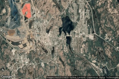Vue aérienne de Flin Flon