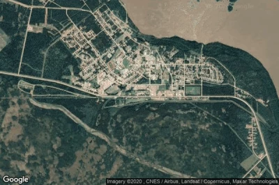 Vue aérienne de Fort Smith