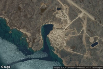 Vue aérienne de Gjoa Haven