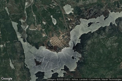 Vue aérienne de Gogama
