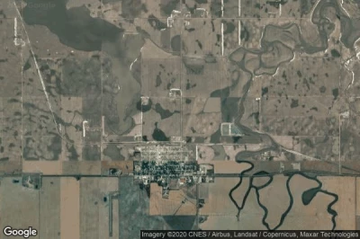 Vue aérienne de Gravelbourg