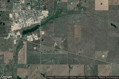 Vue aérienne de Hanna