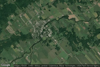 Vue aérienne de Huntingdon