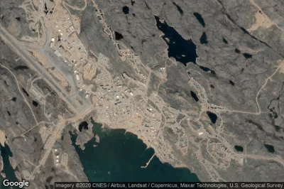 Vue aérienne de Iqaluit