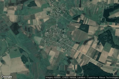 Vue aérienne de Eisiskes