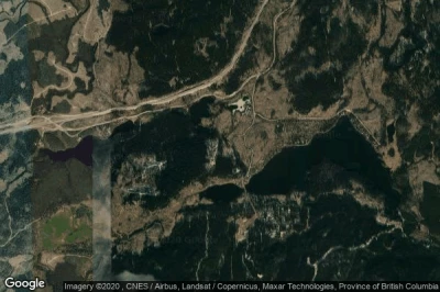 Vue aérienne de Lac Le Jeune