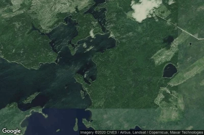 Vue aérienne de Lac Seul