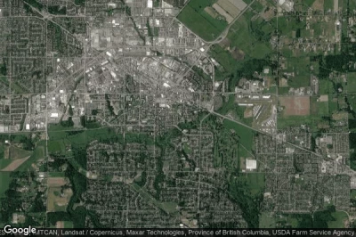 Vue aérienne de Langley