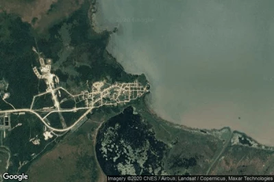 Vue aérienne de Moose Lake
