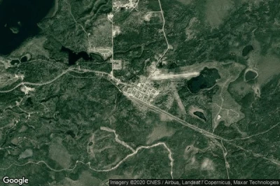 Vue aérienne de Nakina