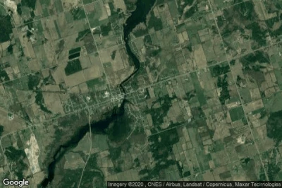 Vue aérienne de Omemee