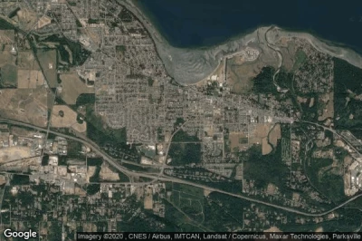 Vue aérienne de Parksville