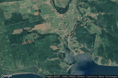 Vue aérienne de Parrsboro