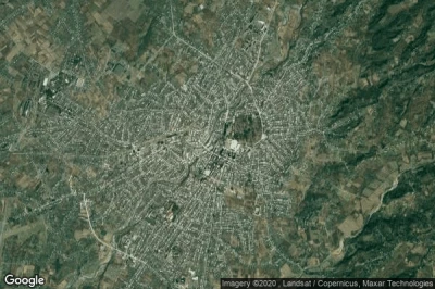 Vue aérienne de Zugdidi