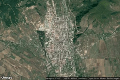 Vue aérienne de Tskhinvali